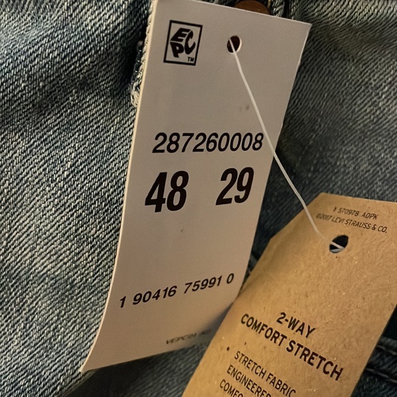 Men’s Levi’s big and tall men’s blue jeans. Stride 13 inches approximately - Picture 7 of 10
